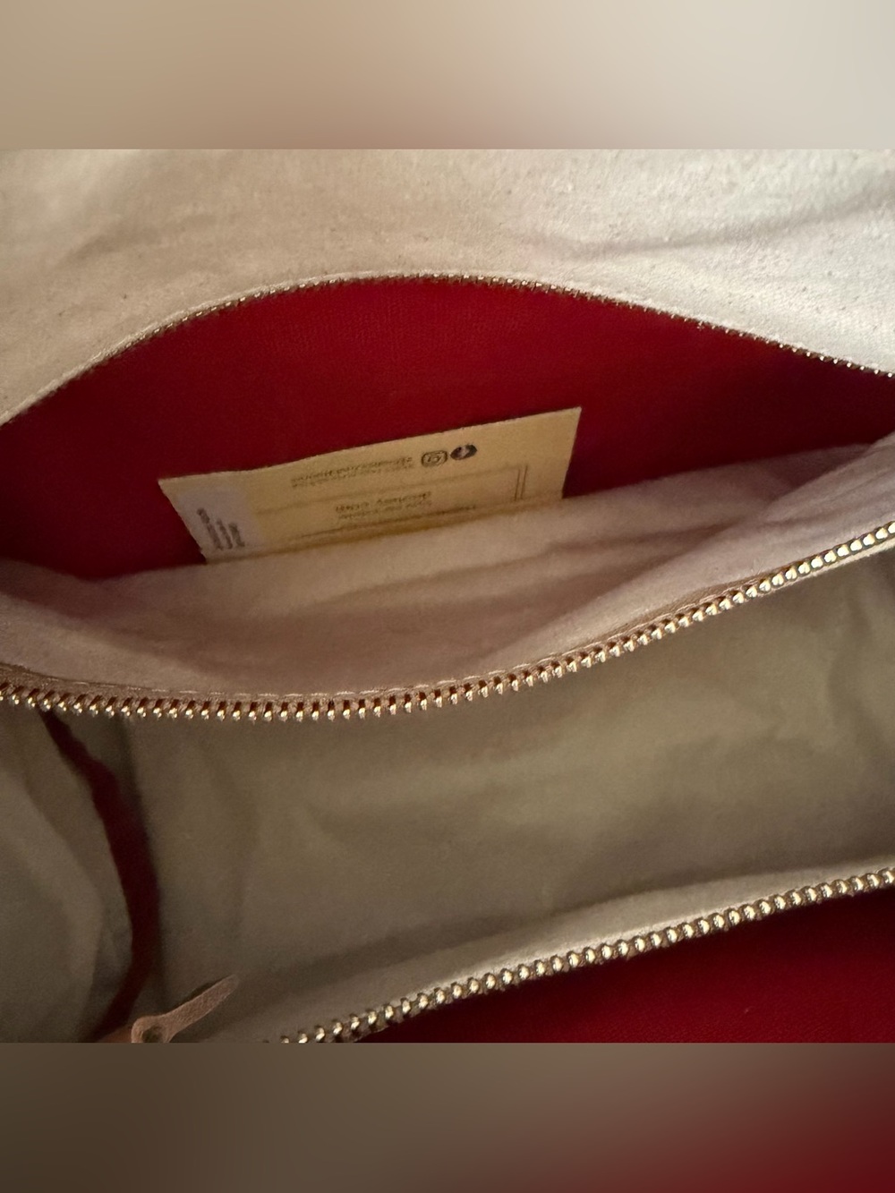 Dooney & Bourke Red Canvas Pickleball Duffel - Picture 12 of 16